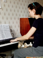 Уроки музыки в новом доме